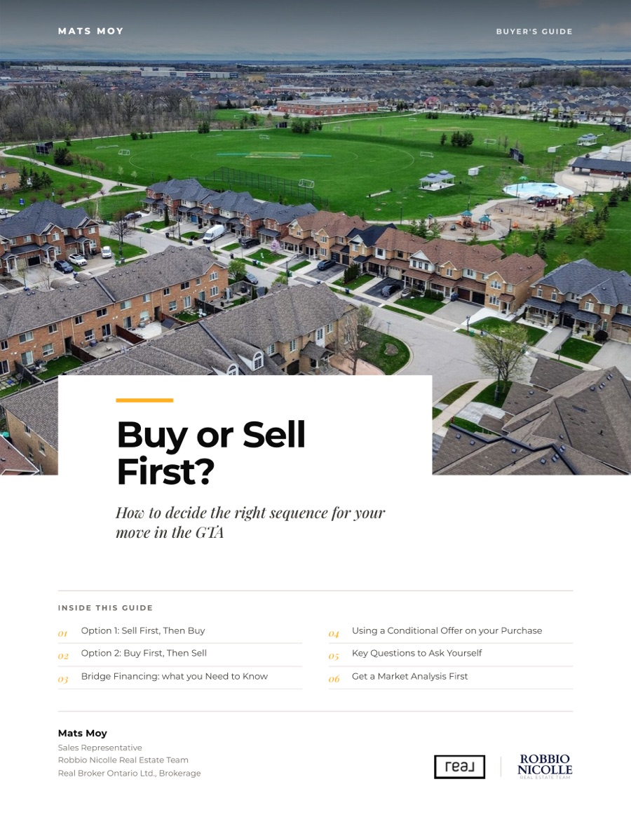 Cover of the Buy or sell first? PDF